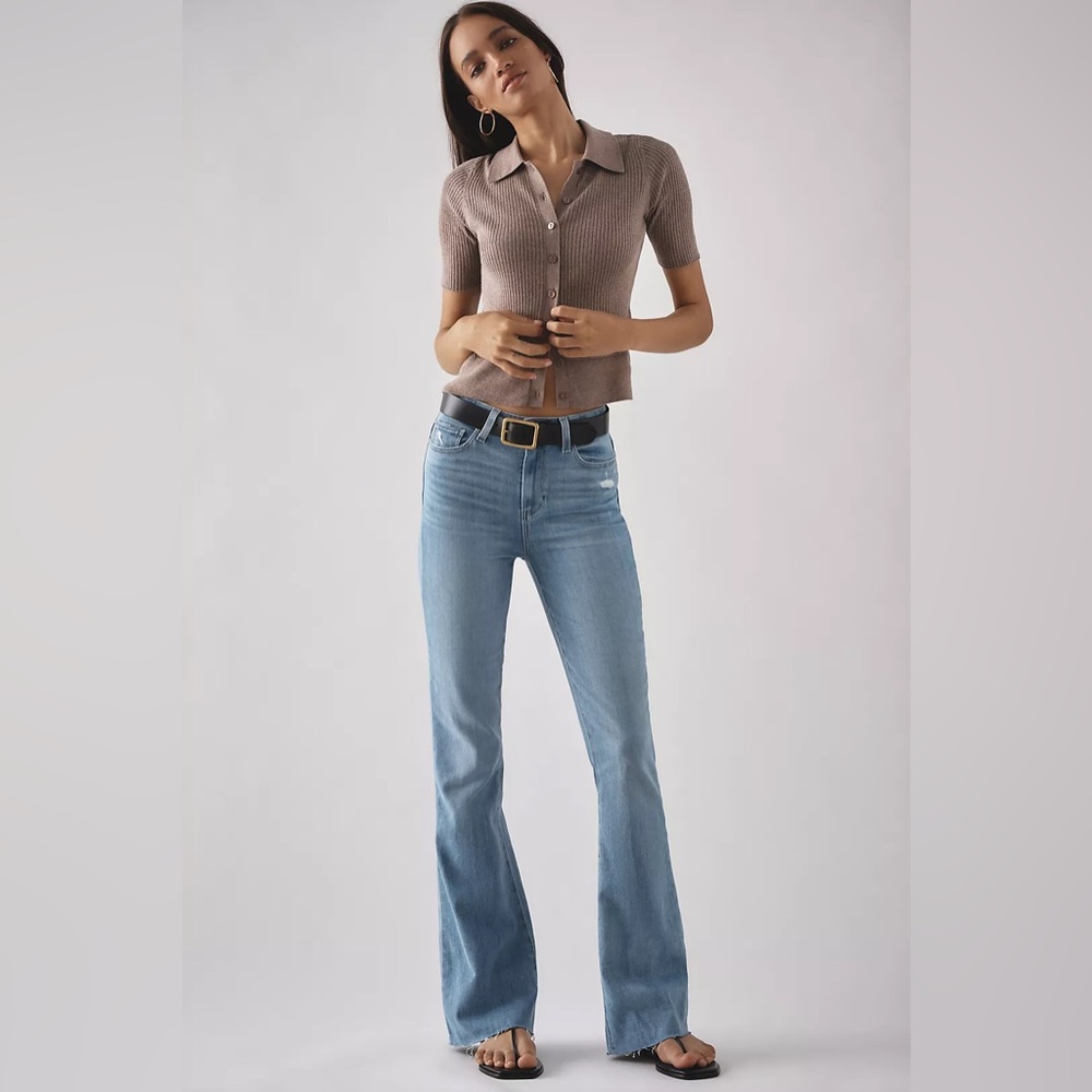 PAIGE Laurel Canyon High-Rise Boot Jeans - Picture 2 of 14